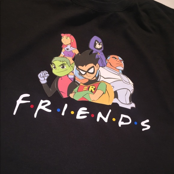๐ Teen titans X friends T-shirt - Picture 3 of 3